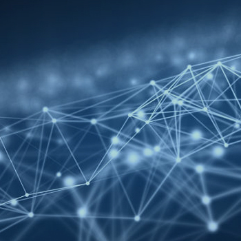 Graphic that shows a network